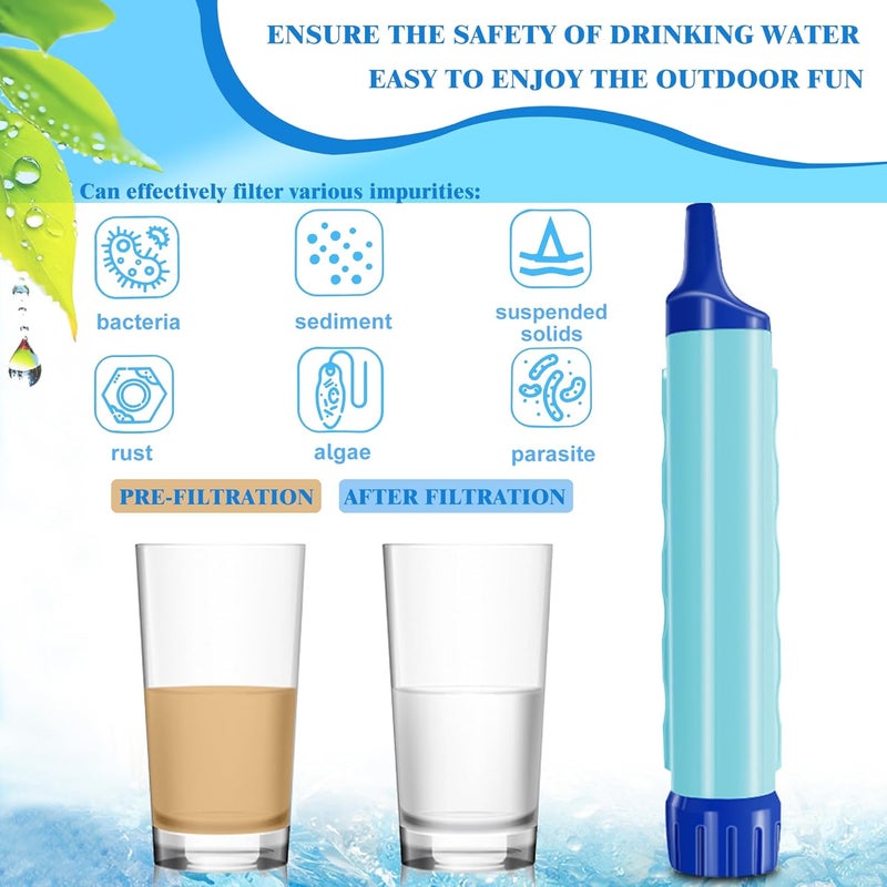 ShuRex Gravity Fed Water Filtration System with Adjustable Tree Strap, Gravity Bag with Filter Straw, Water Purifier Survival for Travel, Backpacking, and Emergency Preparedness (3L) - Image 5